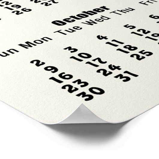 Jasper Yawning Kitten Poster 2011 kalender (Hoek)