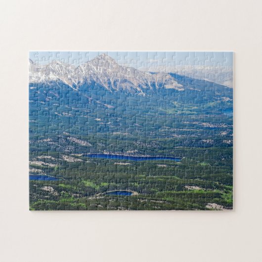 Jaspermeren en Pyramide-berg - Canada Legpuzzel (Horizontaal)