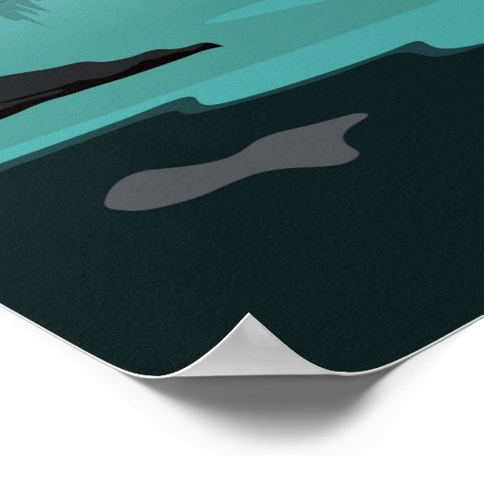  jasperreservaat — Minimale reisposter Poster (Hoek)