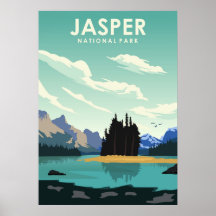 jasperreservaat — Minimale reisposter
