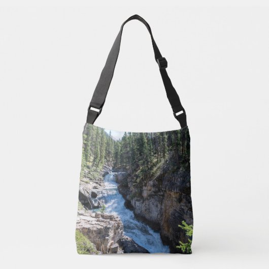 Jasper's Stanley Falls Rapid River Landschap Crossbody Tas (Voorkant)