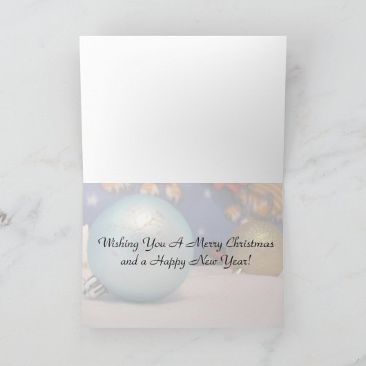 Jaspers vakantieoord - Kat / Keuten Kerstmis Feestdagen Kaart (Binnen)