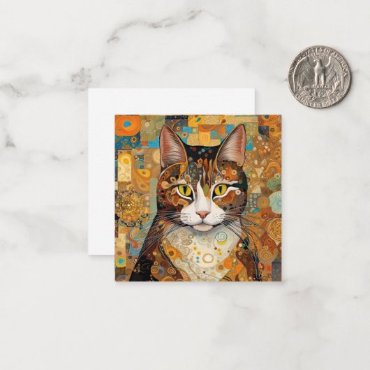 Jaspurr de Kat Notitiekaartje (Voorkant / Achterkant in situ)