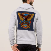 Jassen voor mannen komen in verschillende stijlen, hoodie (Achterkant)