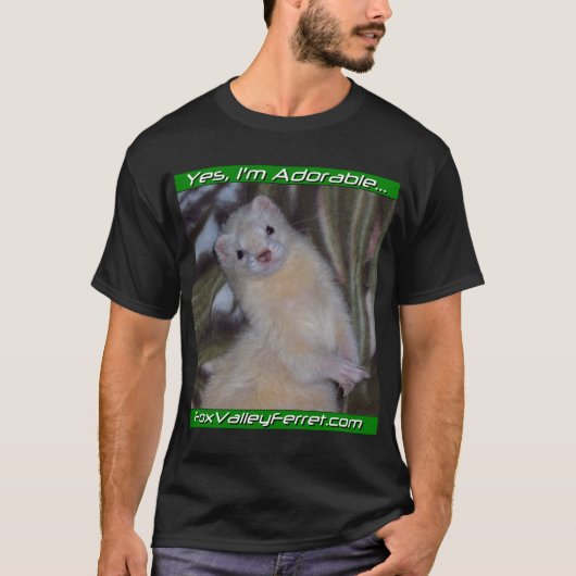Jastin the Ferret T-shirt (Voorkant)
