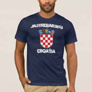 Jastrebarsko, Kroatië met wapenschild T-shirt