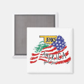 JATC magneet, vierkant Magneet (Voorkant / Achterkant)