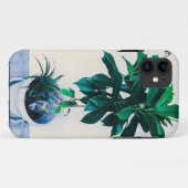 Jatropha-Plant in natuurlijk groen Case-Mate iPhone Case (Achterkant (horizontaal))