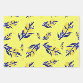 Jaune citron inpakpapier vel (Voorkant 2)