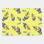 Jaune citron inpakpapier vel (Voorkant)