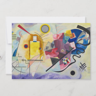 Jaune, Rouge, Blauw van Wassily Kandinsky Kaart