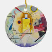 Jaune, Rouge, Blauw van Wassily Kandinsky Keramisch Ornament (Voorkant)