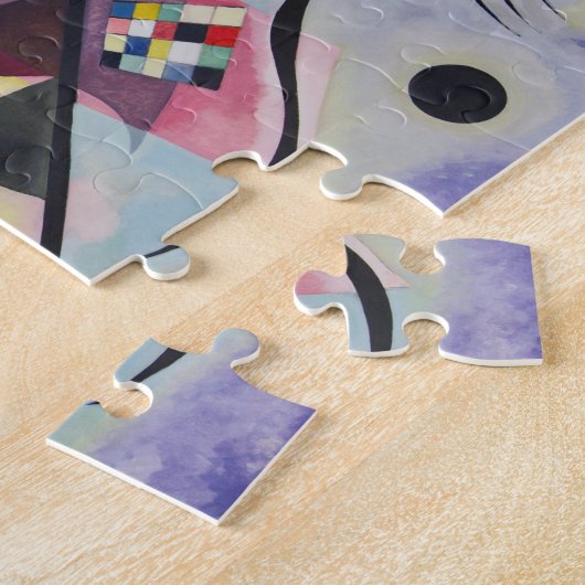 Jaune, Rouge, Blauw van Wassily Kandinsky Legpuzzel (Zijkant)