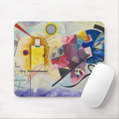Jaune, Rouge, Blauw van Wassily Kandinsky Muismat (Met muis)