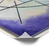 Jaune, Rouge, Blauw van Wassily Kandinsky Poster (Hoek)