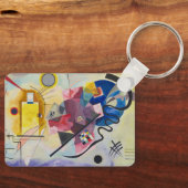 Jaune, Rouge, Blauw van Wassily Kandinsky Sleutelhanger (Voorkant)