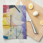 Jaune, Rouge, Blauw van Wassily Kandinsky Theedoek (Quarter Fold)