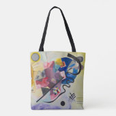 Jaune, Rouge, Blauw van Wassily Kandinsky Tote Bag (Achterkant)