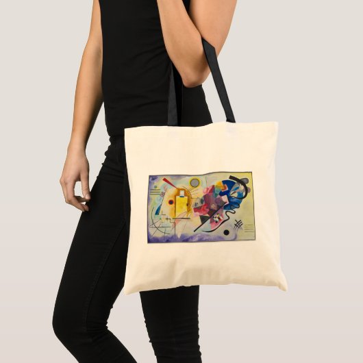 Jaune, Rouge, Blauw van Wassily Kandinsky Tote Bag (Voorkant (product))