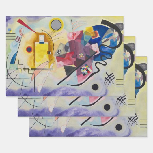 Jaune, Rouge, Bleu by Wassily Kandinsky Inpakpapier Vel (Set)