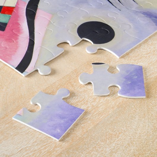 Jaune Rouge Bleu - Wassily Kandinsky - Legpuzzel (Zijkant)