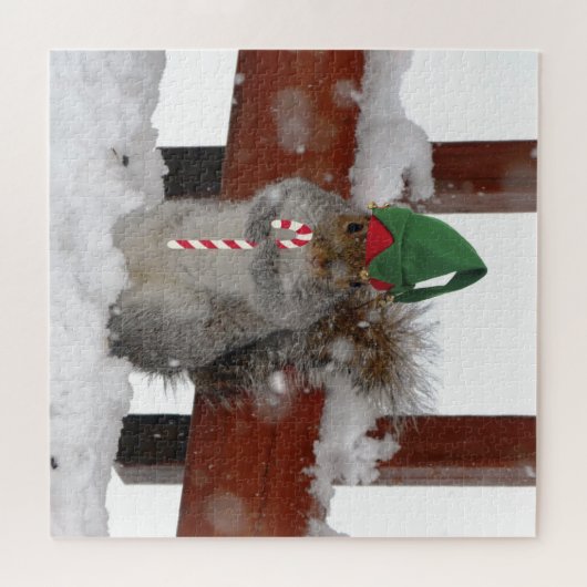 Jaunty Elf Squirrel Puzzle Legpuzzel (Horizontaal)