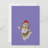 Jaunty Santa Hat Goldfish kerstkaart Kaart (Achterkant)