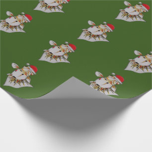 Jaunty Santa Hat Goldfish kerstwerkpapier Cadeaupapier