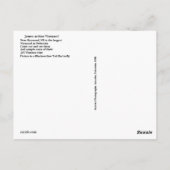 JAV Blackswallow Tail Butterfly 2013 PC 1 Briefkaart (Achterkant)