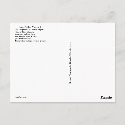 JAV Collage Briefkaart 2013 9 (Achterkant)