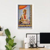 Java Bali Indonesië Eilanden van Romantiek Vintage Poster (Thuiskantoor)