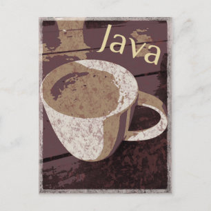 Java  briefkaart