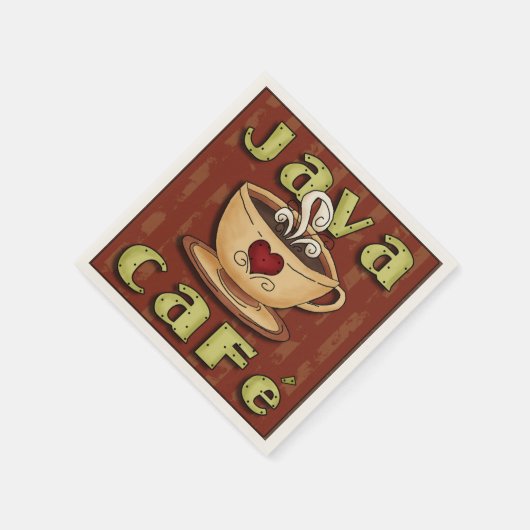 Java Cafe Koffiepapieren servetten (Hoek)