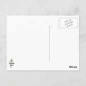 Java Clay Man Briefkaart (Achterkant)