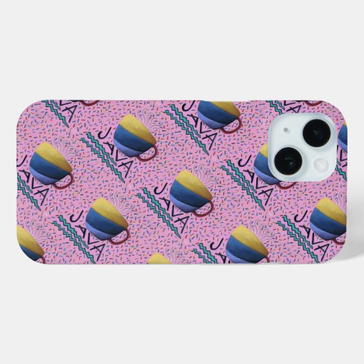 Java Coffee Case-Mate iPhone Case (Achterkant (horizontaal))