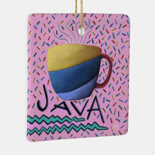 Java Coffee Keramisch Ornament (Rechts)