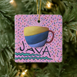 Java Coffee Keramisch Ornament