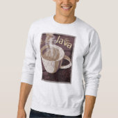 Java Coffee Mok Art Trui (Voorkant)