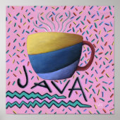 Java Coffee Poster (Voorkant)