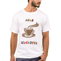 Java Developer Mannen T-shirt