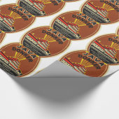 Java Donker  bierlabel Cadeaupapier (Hoek)