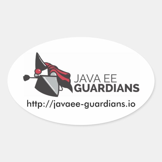Java EE Guardians Sticker (Voorkant)