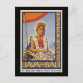 Java- en Bali-eilanden van de Romance Briefkaart (Voorkant)