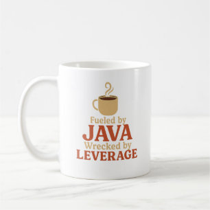Java en hefboomwerking Crypto-Mok Koffiemok
