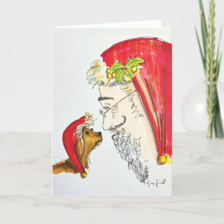 Java en Santa - Vakantie Kaart