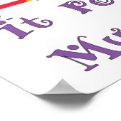 Java geeft mijn wereld kracht poster (Hoek)