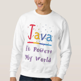 Java geeft mijn wereld kracht trui