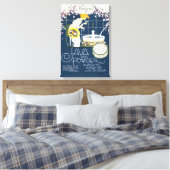 Java Gezicht Poeder  Cosmetica Badkamer Ad Canvas Afdruk (Insitu (Slaapkamer))