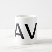 JAVA Giant Text Koffiemok (Center)