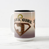 Java Girl Coffee Humor Coffee Mok (Voorkant links)